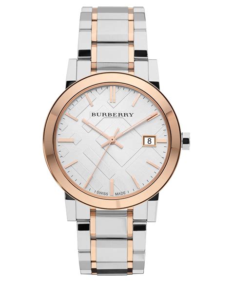 Burberry Watch, Women's Swiss Two Tone Stainless Steel